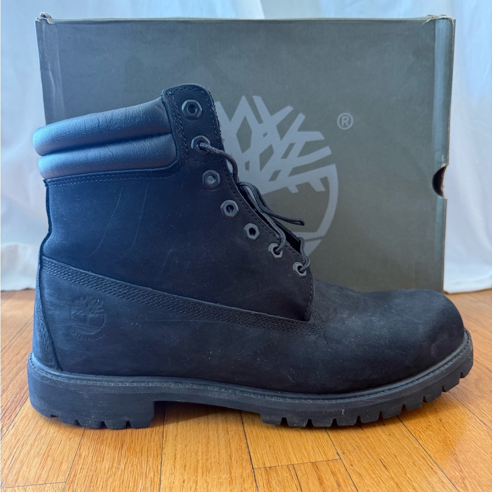 Timberland Men's Dark Leather Boots